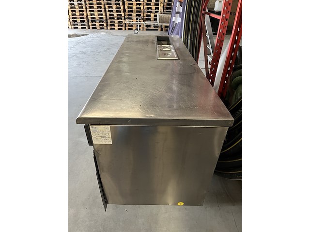 Afinox rvs koelwerkbank 194x70x90 cm<br /> - afbeelding 5 van  8