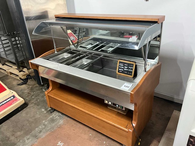 Afinox samoa 4-1 buffet saladebar - afbeelding 1 van  8