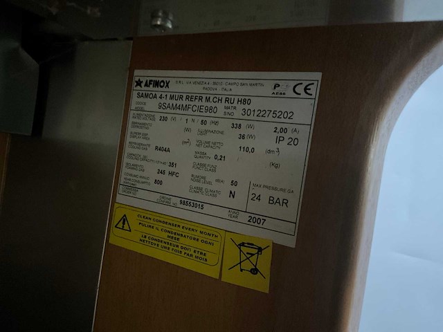 Afinox samoa 4-1 buffet saladebar - afbeelding 8 van  8