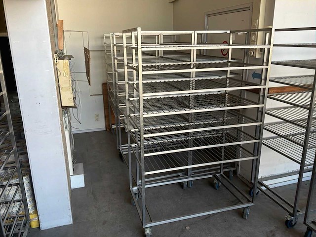 Afkoel etagewagen, rvs (11x) - afbeelding 1 van  3