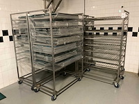 Afkoel etagewagen, rvs (6x) - afbeelding 1 van  3