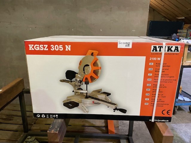 Afkort-radiaalzaag, atika, kgsz 305n - afbeelding 2 van  3