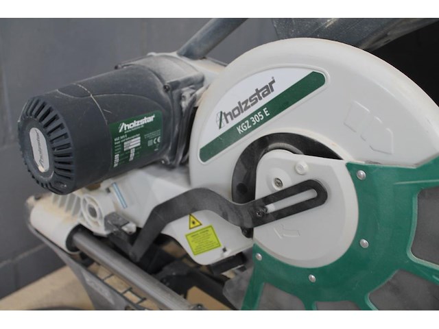 Afkort-/verstekzaag holzstar kgz 305 e op tafel. bouwjaar 2020. - afbeelding 3 van  4