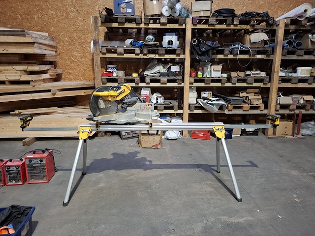 Afkort/verstekzaag met onderstel de walt, dws780-qs - de7023-xj - afbeelding 4 van  16