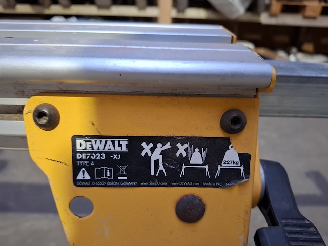 Afkort/verstekzaag met onderstel de walt, dws780-qs - de7023-xj - afbeelding 7 van  16