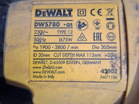 Afkort/verstekzaag met onderstel de walt, dws780-qs - de7023-xj - afbeelding 13 van  16