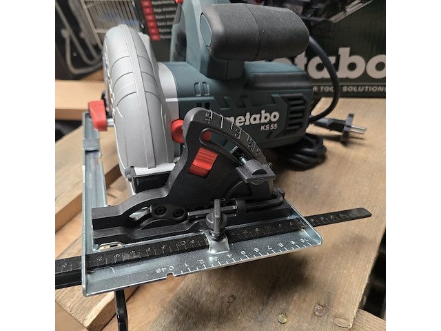 Afkortzaag - handcirkelzaag, metabo, ks 55 - afbeelding 3 van  6
