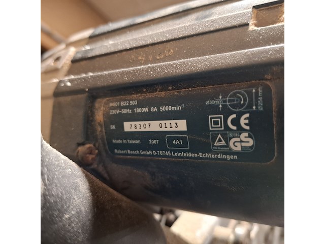 Afkortzaag, bosch, gcm 10sd, 2007 - afbeelding 8 van  20
