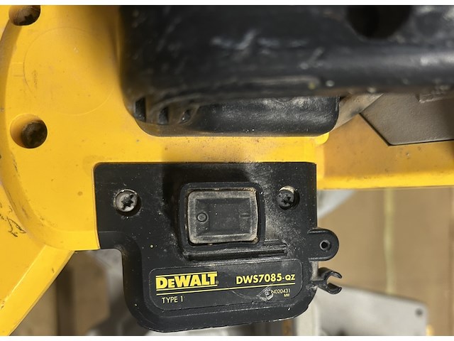 Afkortzaag met onderstel dewalt, dw717xps-qs - afbeelding 4 van  12