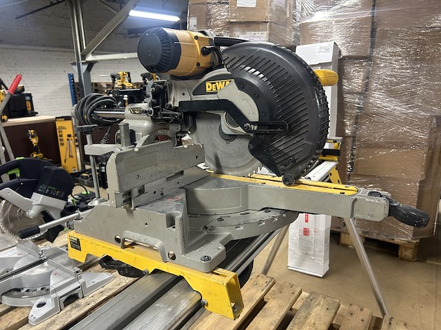 Afkortzaag met onderstel dewalt, dw717xps-qs - afbeelding 5 van  12