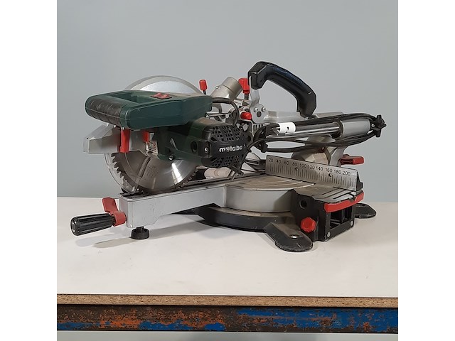Afkortzaag, metabo, kgs 216 m - afbeelding 1 van  14