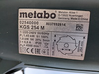 Afkortzaag, metabo, kgs 254 m, 2018 - afbeelding 10 van  10