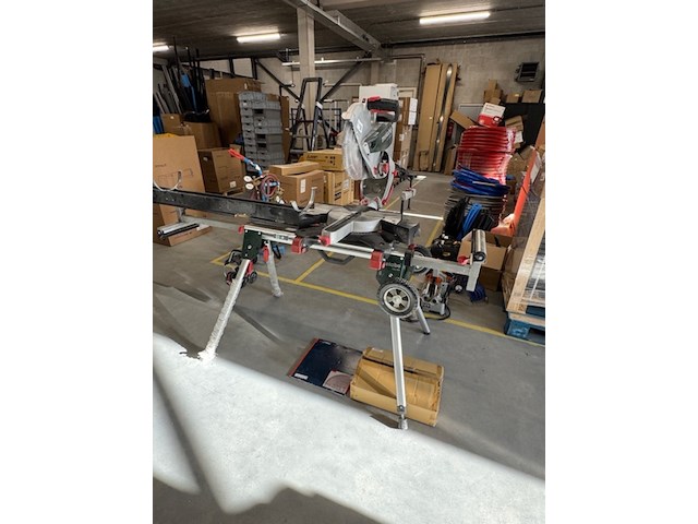 Afkortzaag, metabo, kgs 315 plus, op demontabel onderstel - afbeelding 1 van  9