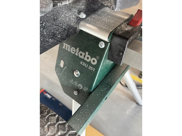 Afkortzaag, metabo, kgs 315 plus, op demontabel onderstel - afbeelding 4 van  9