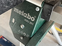 Afkortzaag, metabo, kgs 315 plus, op demontabel onderstel - afbeelding 4 van  9