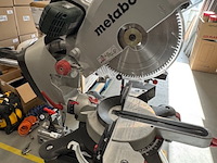 Afkortzaag, metabo, kgs 315 plus, op demontabel onderstel - afbeelding 5 van  9