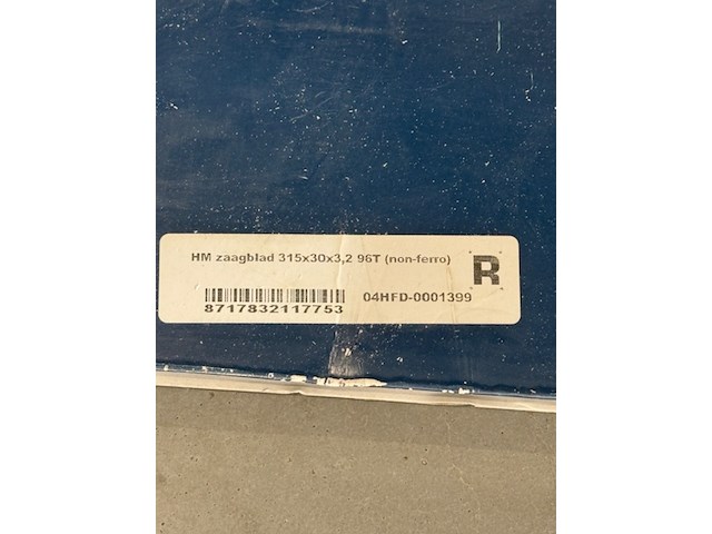 Afkortzaag, metabo, kgs 315 plus, op demontabel onderstel - afbeelding 7 van  9