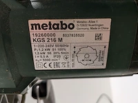 Afkortzaag metabo, kgs216m - afbeelding 5 van  5
