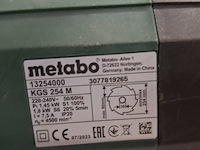 Afkortzaag metabo, kgs254m - afbeelding 8 van  8