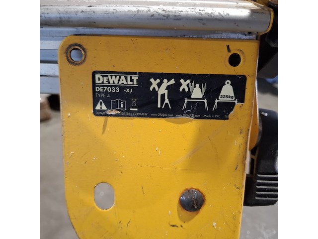 Afkortzaag op onderstel , dewalt, dws774 en de7033 - afbeelding 3 van  12