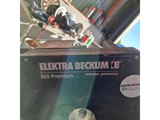 Afkortzaag op onderstel elektra beckum, kgs 301 premium - afbeelding 5 van  9