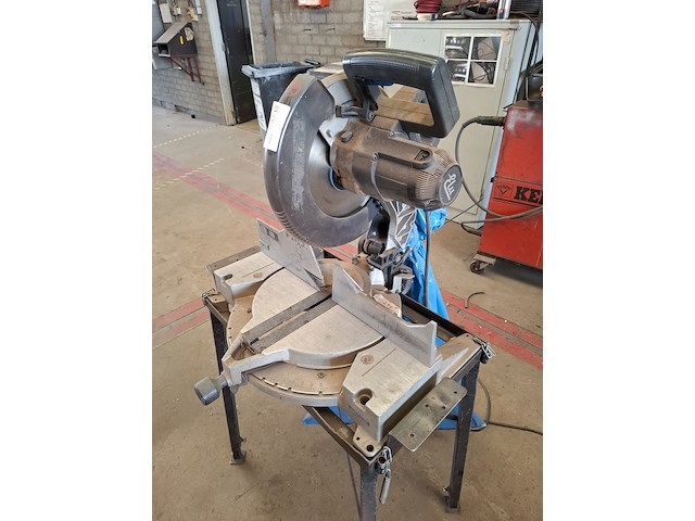 Afkortzaag op statief elu, ems705qs, bouwjaar 1997 - afbeelding 2 van  5