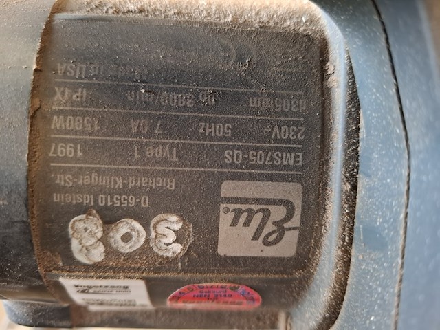 Afkortzaag op statief elu, ems705qs, bouwjaar 1997 - afbeelding 4 van  5