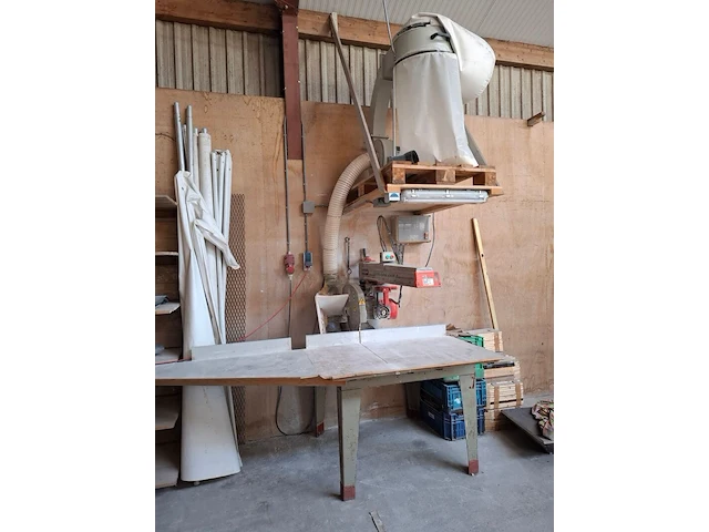 Afkortzaag, verboom, omga radial arm saw, met stofafzuiging - afbeelding 1 van  15