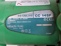 Afkortzaag voor metaal 230v hitachi, cc14sf, bouwjaar 2008 - afbeelding 9 van  9