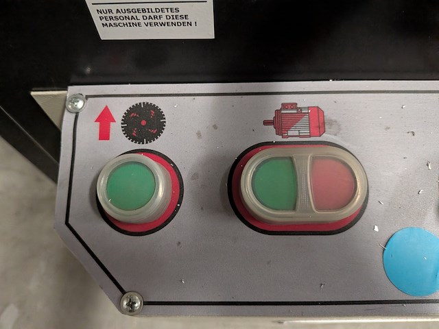 Afkortzaagmachine met aan en afvoerbaan tugra, 2ac-400, bouwjaar 2019 - afbeelding 13 van  13