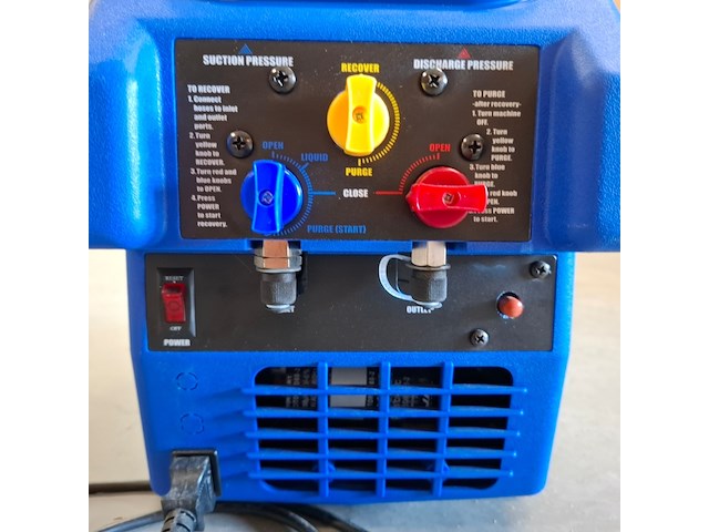 Afpompunit mastercool, twinturbo refrigerant recovery machine 69300-220 - afbeelding 5 van  11