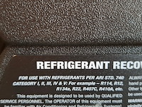 Afpompunit mastercool, twinturbo refrigerant recovery machine 69300-220 - afbeelding 9 van  11