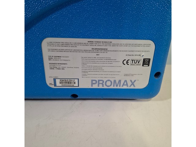 Afpompunit, promax, rg5410a - afbeelding 9 van  9
