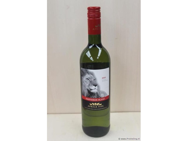 Africa five witte wijn - 75 cl - winkelverkoopprijs € 6.95 - afbeelding 1 van  3