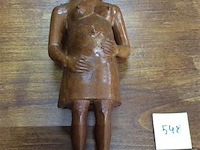 Afrikaans houten beeld - afbeelding 3 van  3