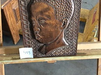 Afrikaans houten voorstelling - afbeelding 1 van  2