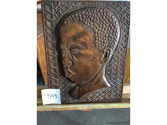 Afrikaans houten voorstelling - afbeelding 2 van  2