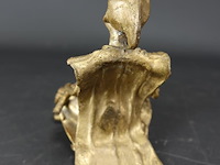 Afrikaanse bronzen balafon speler - afbeelding 4 van  5