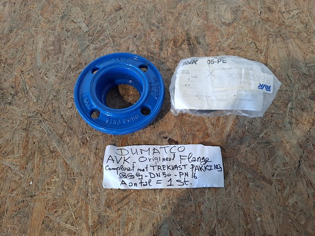 Afsluiter gate valve met 2x combi flensadapter dumatco, kiwa & avk - afbeelding 4 van  27