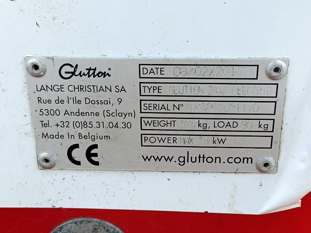 Afval- en straatzuiger, glutton, 2411 electric, 2017 - afbeelding 7 van  10