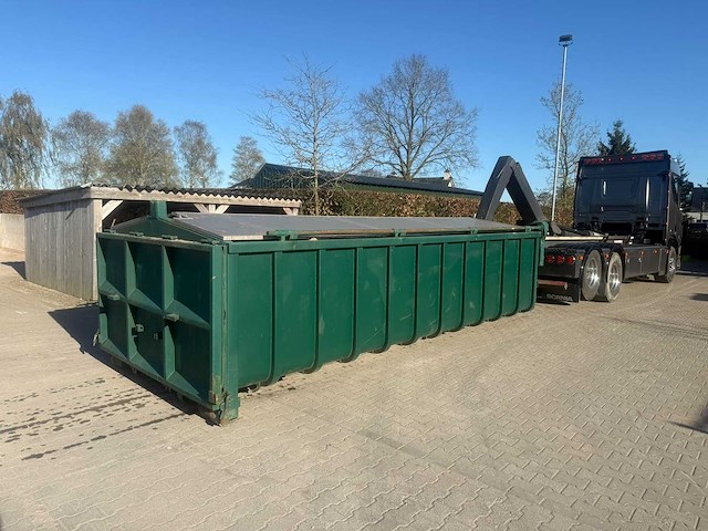 Afval afzetcontainer 16m3 met hydraulische kleppen - afbeelding 1 van  11