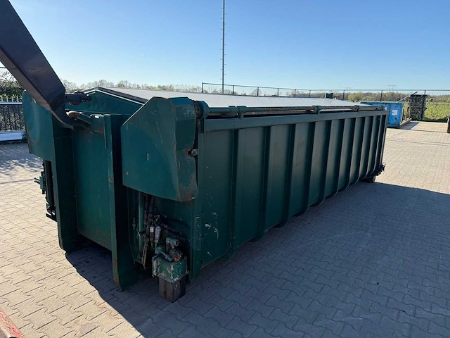 Afval afzetcontainer 16m3 met hydraulische kleppen - afbeelding 3 van  6