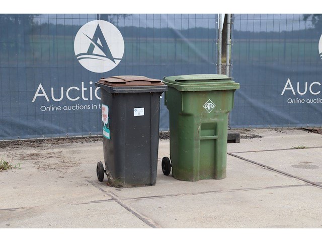 Afvalcontainer 240l 2 stuks - afbeelding 1 van  1