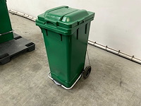 Afvalcontainer groen (4x) - afbeelding 1 van  2