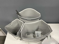 Afvalemmer 1x 18l 1x 12l 1x 9l - afbeelding 3 van  6