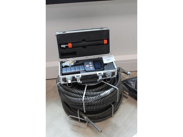 Afvoerzoeker vevor type 512 receiver in koffer. incl. twee rollen met rioolveer. - afbeelding 2 van  3