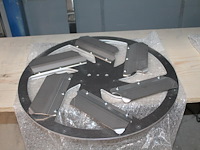 Afwerkschijf rokamat 93100 rvs. - afbeelding 1 van  3