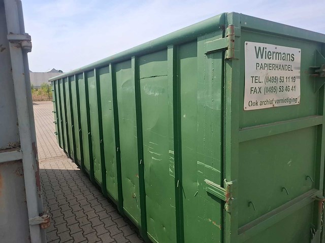 Afzet afvalcontainer haakarm - afbeelding 1 van  4
