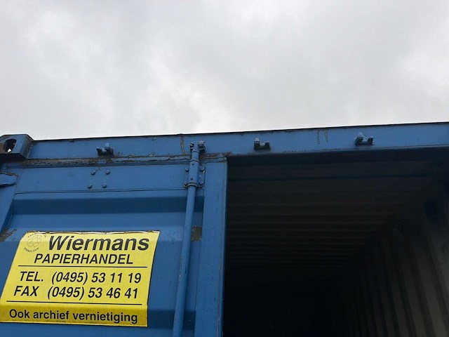 Afzet opslagcontainer 20ft (kabel) - afbeelding 5 van  6