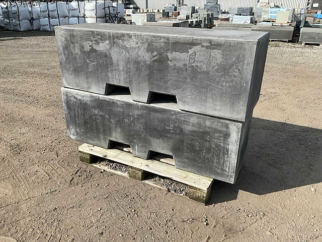 Afzetblok beton antraciet 160 cm (2x) - afbeelding 1 van  7